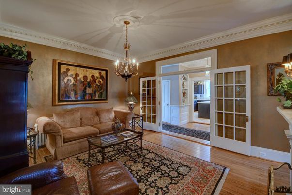 Chandelier, Interior, Living room, Wood Texture Flooring
