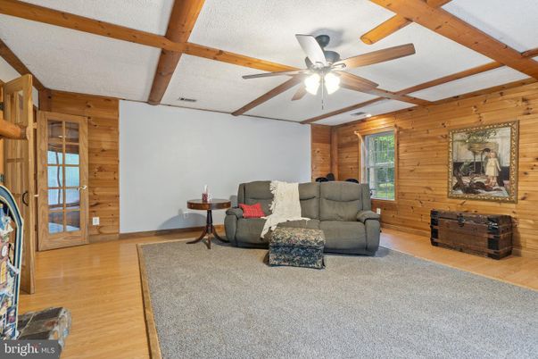 Interior, Living room, Wooden Beams, Wood Texture Flooring, Wooden Walls