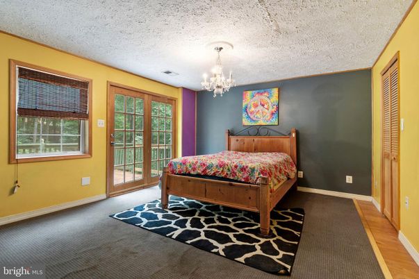 Bedroom, Chandelier, Interior