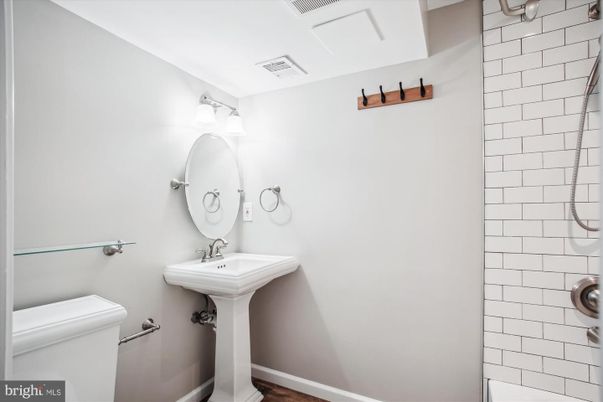Bathroom, Interior, Wood Texture Flooring