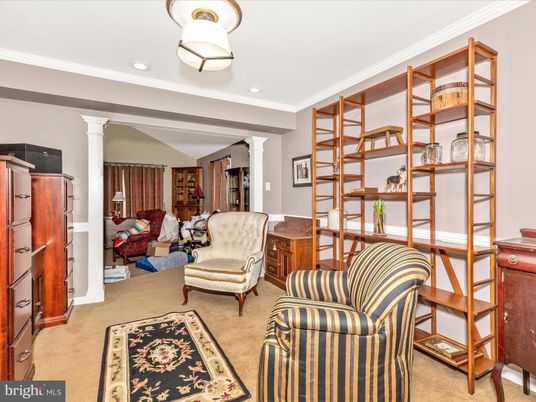 Interior, Living room, Recessed Lighting