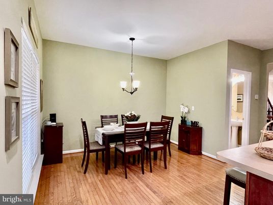 Chandelier, Dining room, Interior, Pendant Lights, Wood Texture Flooring