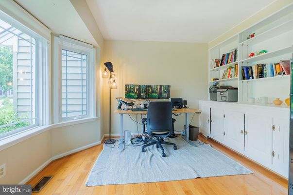 Home Office, Interior, Wood Texture Flooring