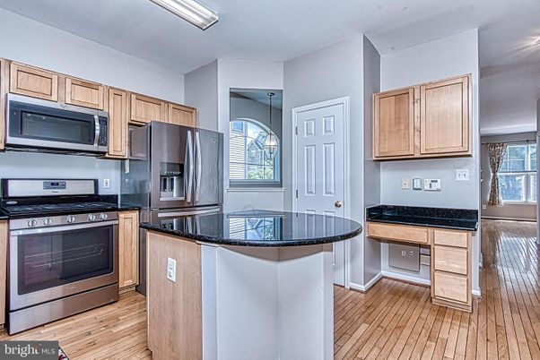 Interior, Kitchen, Pendant Lights, Stainless Steel Appliances, Wood Texture Flooring