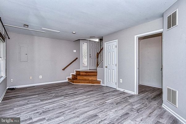 Empty room, Interior, Wood Texture Flooring