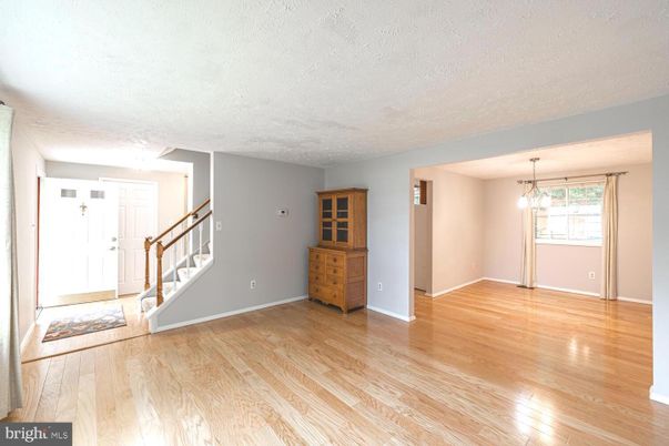 Empty room, Interior, Pendant Lights, Wood Texture Flooring