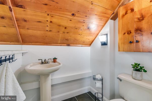 Bathroom, Interior, Wooden Ceilings