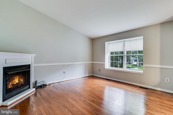 Empty room, Fireplace, Interior, Wood Texture Flooring