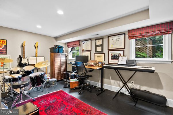 Home Office, Interior, Recessed Lighting