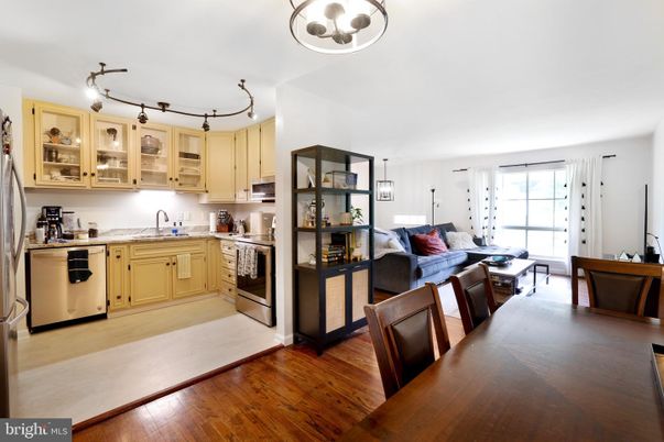 Dining room, Interior, Kitchen, Living room, Wood Texture Flooring