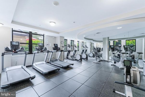 Fitness Equipment, Gym, Interior, Recessed Lighting
