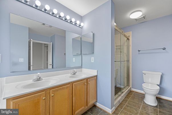 Bathroom, Dual Sink Vanities, Glass Shower, Interior