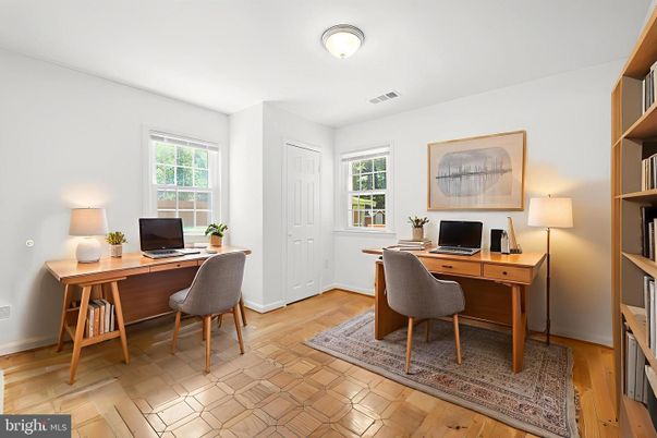 Home Office, Interior, Wood Texture Flooring