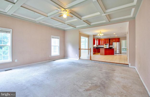 Chandelier, Empty room, Interior, Kitchen, Recessed Lighting