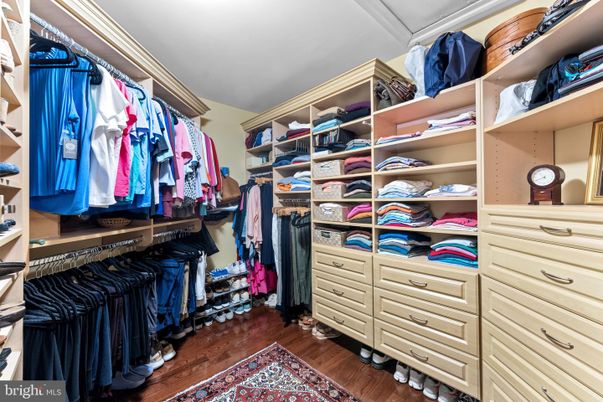 Interior, Walk-in Closets, Wood Texture Flooring