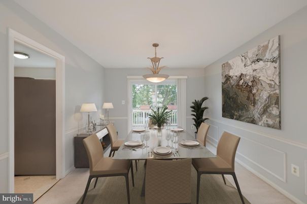 Dining room, Interior, Pendant Lights