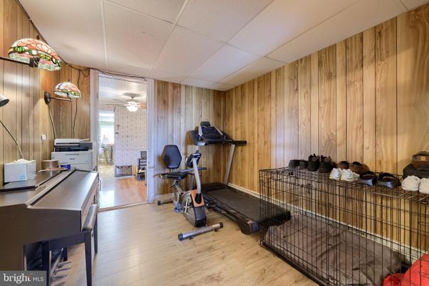 Fitness Equipment, Interior, Wood Texture Flooring, Wooden Walls