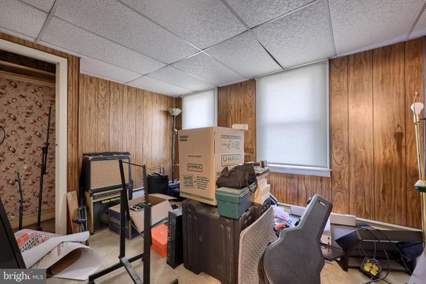 Home Office, Interior, Wooden Walls
