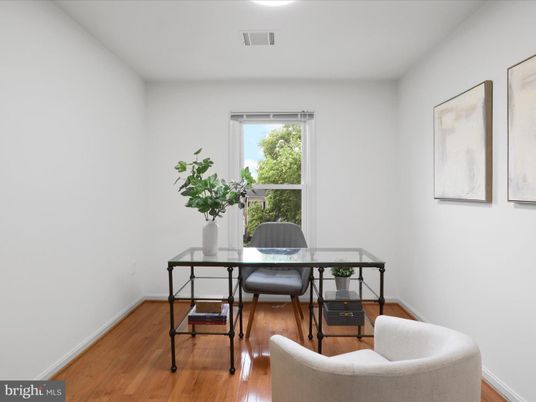 Home Office, Interior, Wood Texture Flooring