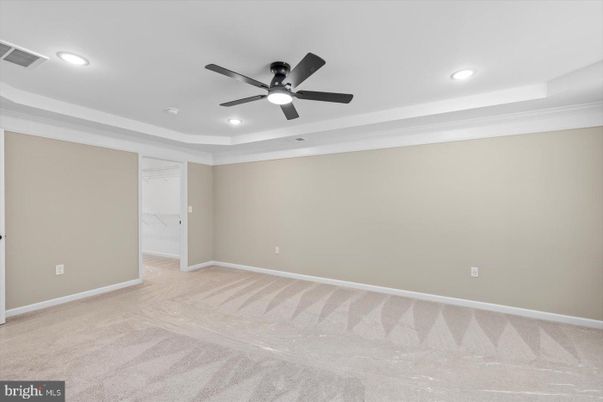 Empty room, Interior, Recessed Lighting