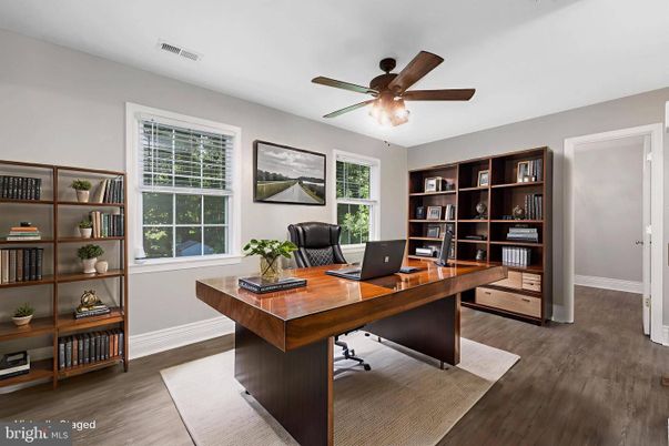 Home Office, Interior, Wood Texture Flooring