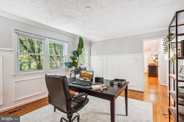 Home Office, Interior, Wood Texture Flooring