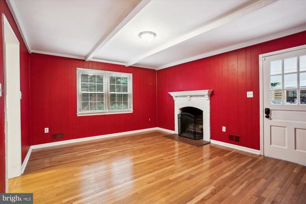 Empty room, Fireplace, Interior, Wood Texture Flooring