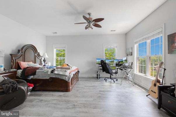 Bedroom, Home Office, Interior, Wood Texture Flooring