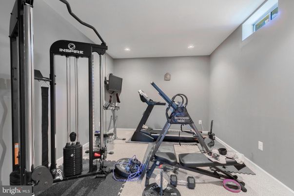 Fitness Equipment, Interior, Recessed Lighting
