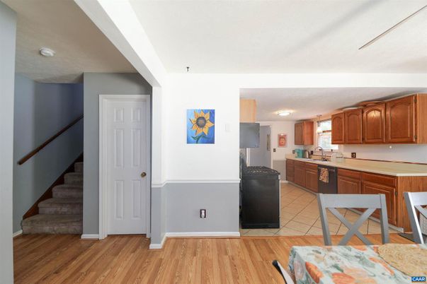 Interior, Kitchen, Wood Texture Flooring