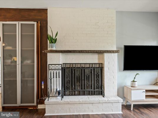 Fireplace, Interior, Wood Texture Flooring