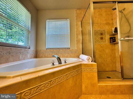 Bathroom, Glass Shower, Interior, Tile Countertops