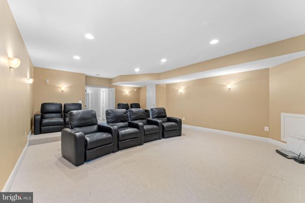 Home Theatre Room, Interior, Recessed Lighting, Theatre Room