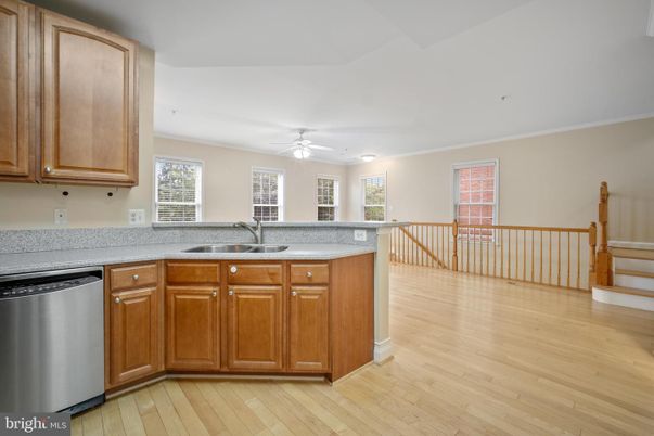 Interior, Kitchen, Wood Texture Flooring