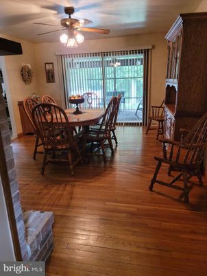 Dining room, Interior, Wood Texture Flooring