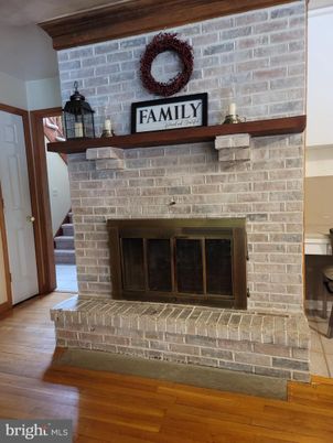 Fireplace, Interior, Stone Walls, Wood Texture Flooring