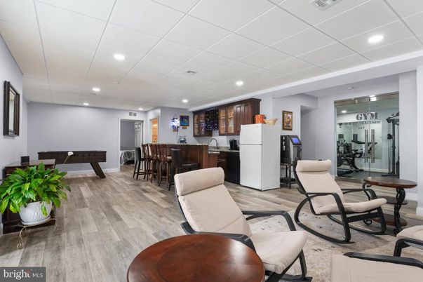 Fitness Equipment, Game Room, Interior, Recessed Lighting, Wood Texture Flooring