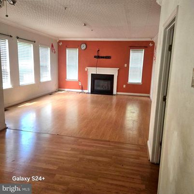 Empty room, Fireplace, Interior, Wood Texture Flooring