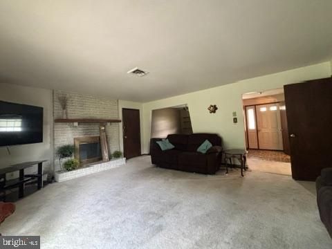Fireplace, Interior, Living room, Stone Walls