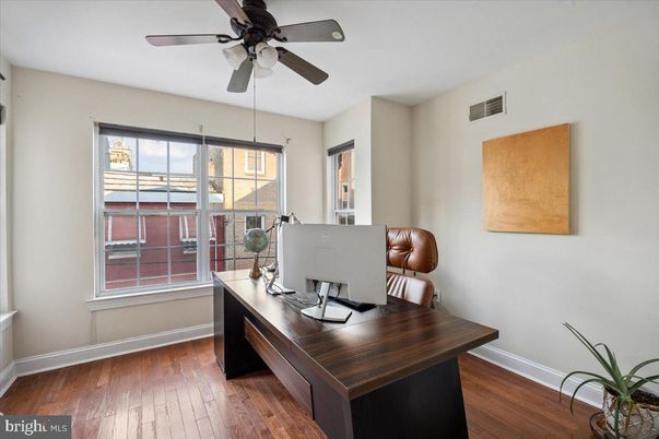 Home Office, Interior, Wood Texture Flooring