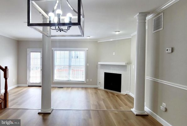 Fireplace, Interior, Wood Texture Flooring