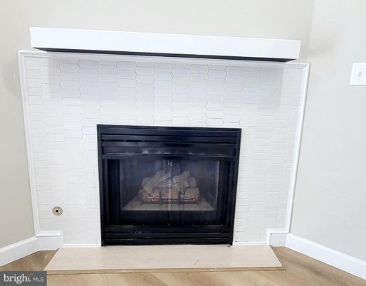 Fireplace, Interior, Wood Texture Flooring