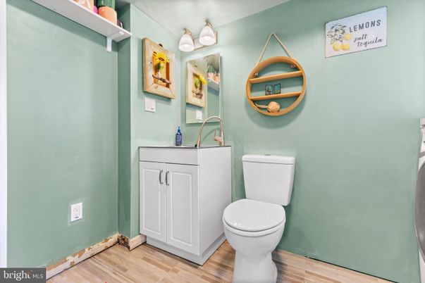 Bathroom, Interior, Wood Texture Flooring
