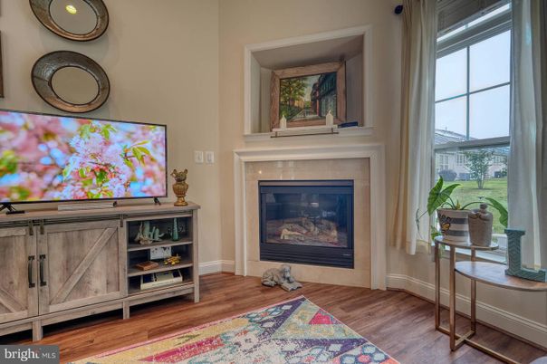 Fireplace, Interior, Wood Texture Flooring