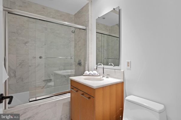 Bathroom, Glass Shower, Interior, Marble, Marble Walls