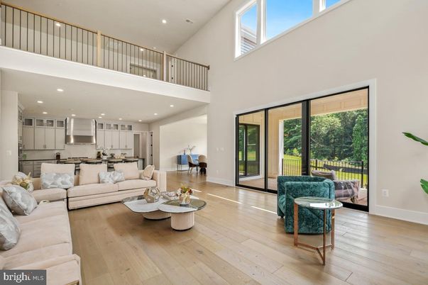 Interior, Kitchen, Living room, Recessed Lighting, Wood Texture Flooring