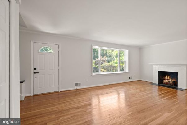 Empty room, Fireplace, Interior, Wood Texture Flooring