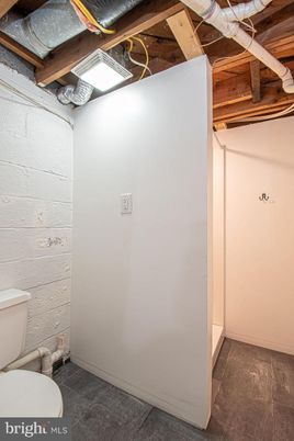Bathroom, Empty room, Interior, Wooden Beams