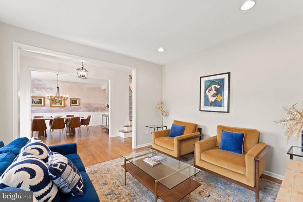 Chandelier, Dining room, Interior, Living room, Recessed Lighting, Wood Texture Flooring