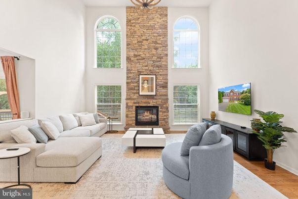 Fireplace, Interior, Living room, Stone Walls, Wood Texture Flooring